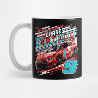 Chase Elliott Black LLumar Car Mug